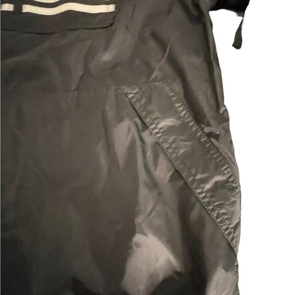 VTG Adodas black long sleeve windbreaker full zip jacket size large - Picture 5 of 14